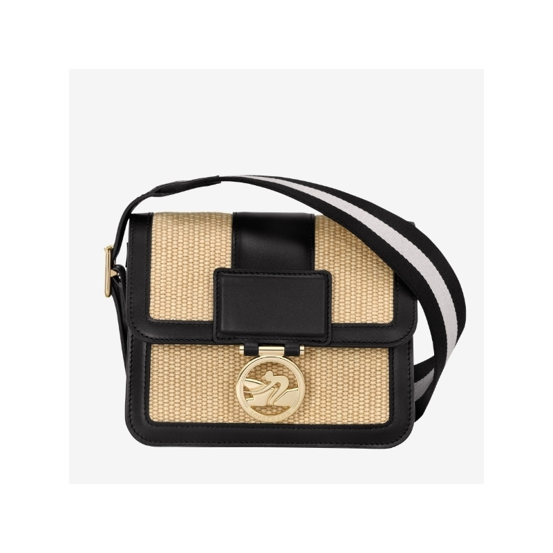 Longchamp - Sac Femme Bandoulière Boxtrot Paille