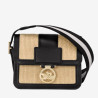 Longchamp - Sac Femme Bandoulière Boxtrot Paille