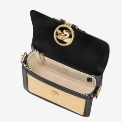 Longchamp - Sac Femme Bandoulière Boxtrot Paille
