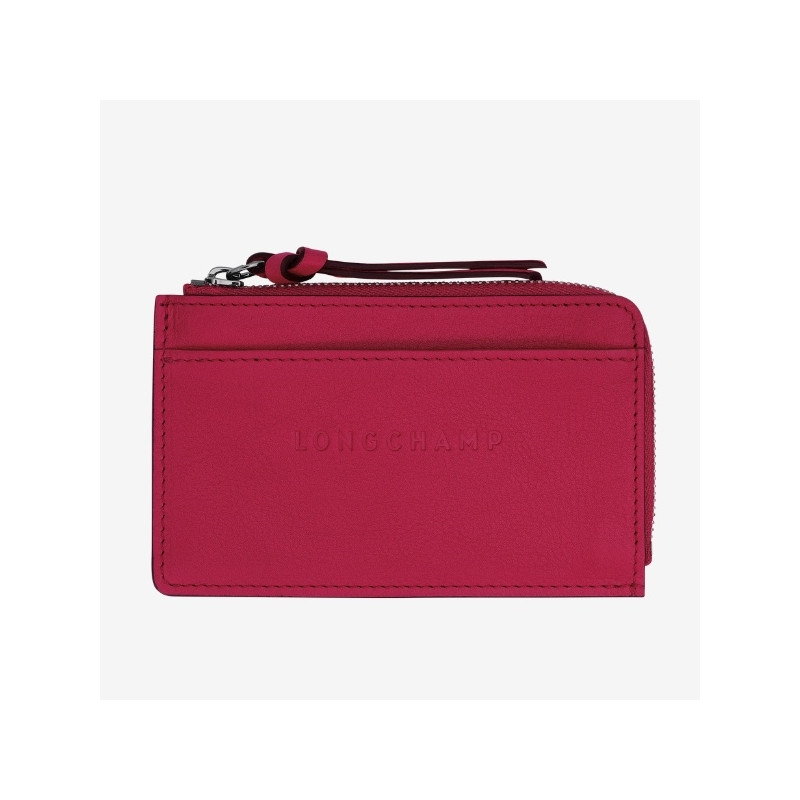 Longchamp - Petit Porte-monnaie 3D pour femme en cuir