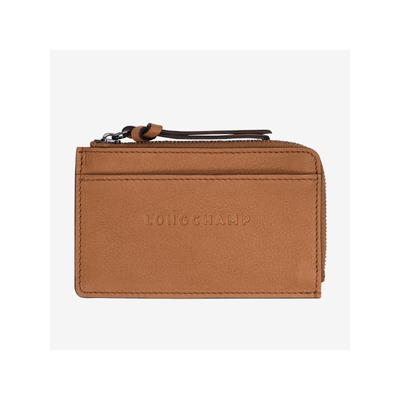Longchamp - Petit Porte-monnaie 3D pour femme en cuir
