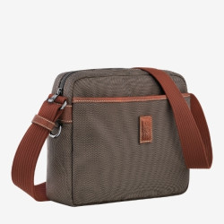 Longchamp - Porte-documents Homme cuir Porté Travers Boxford M