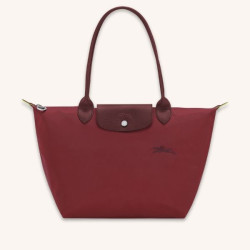 Longchamp - Sac Cabas M porté épaule Le Pliage Green