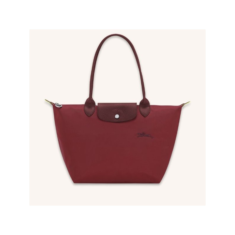 Longchamp - Sac Cabas M porté épaule Le Pliage Green