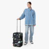 Eastpak - Petite Valise Cabine Souple Transit'r S + Luxe Galaxy Black