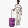 Eastpak - Petite Valise Cabine Souple Transit'r S + Luxe Fig Purple