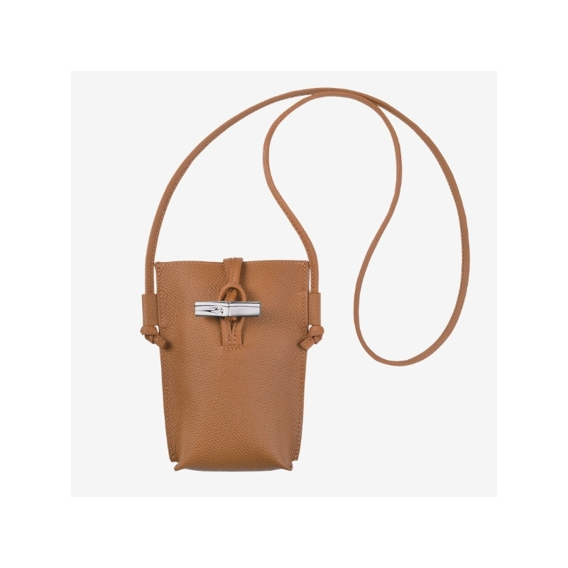 Longchamp - Pochette téléphone avec cordon Le Roseau