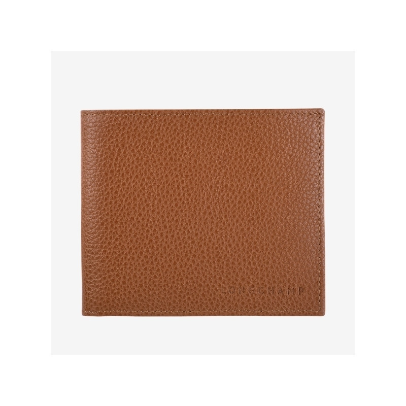 Longchamp - Porte-cartes en cuir Le Foulonné