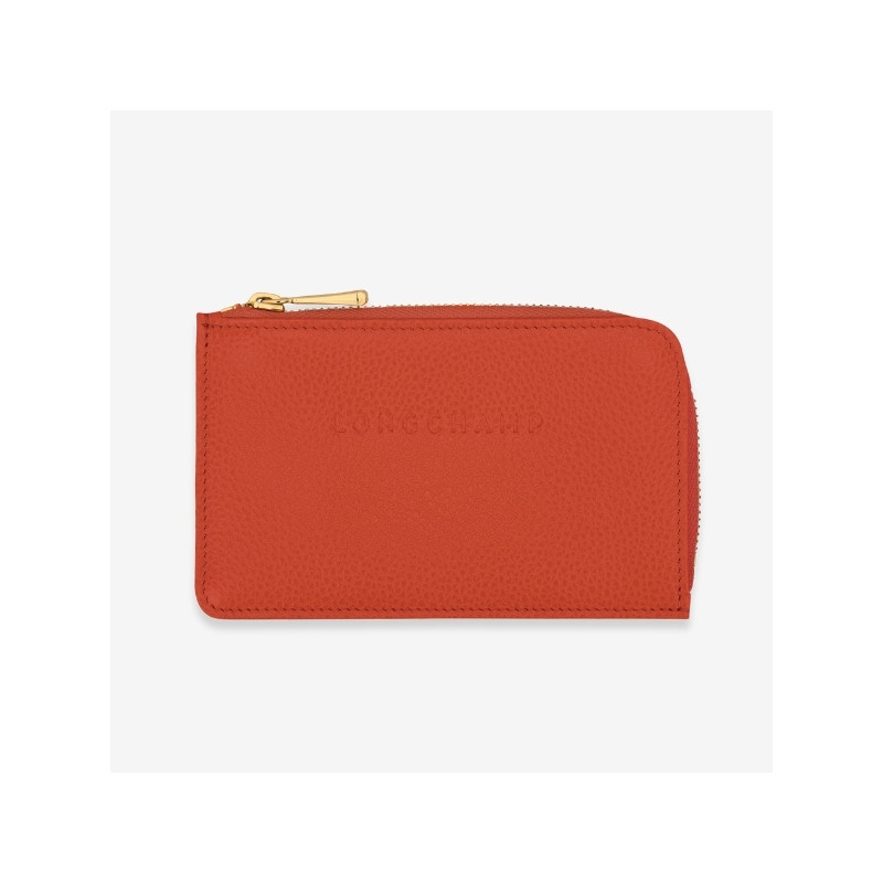 Longchamp – Porte-cartes en cuir pour femme Le Foulonné