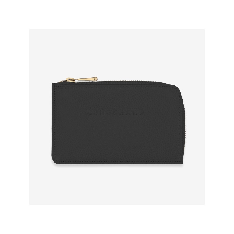 Longchamp – Porte-cartes en cuir pour femme Le Foulonné
