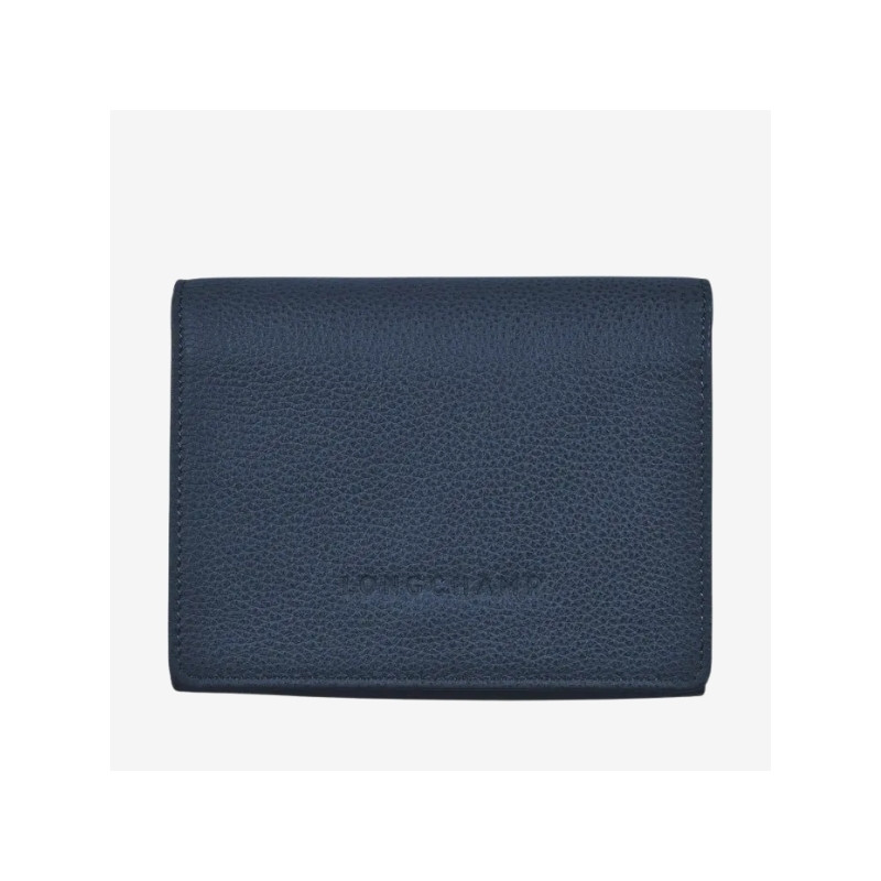 Longchamp - Portefeuille Le Foulonné pour femme en cuir compact