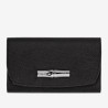 Longchamp – Portefeuille à rabat Le Roseau en cuir compact pour femme