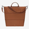 Longchamp - Sac de voyage extensible Cognac