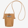 Longchamp – Porte téléphone étui Le Roseau en cuir