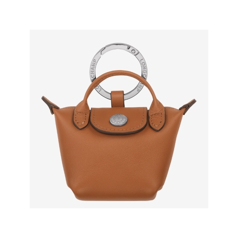 Longchamp - Porte-clés en cuir Le Pliage Xtra