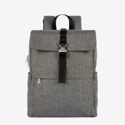 Lancaster - Sac à dos à rabat clippé Smart gris