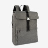 Lancaster - Sac à dos à rabat clippé Smart gris