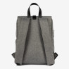 Lancaster - Sac à dos à rabat clippé Smart gris