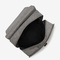 Lancaster - Sac à dos à rabat clippé Smart gris