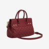 Mac Douglas - Petit sac à main Pyla2 Milo carmin matelassé