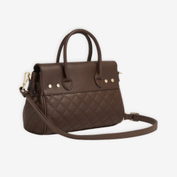 Mac Douglas - Petit sac à main Pyla2 Milo moka matelassé