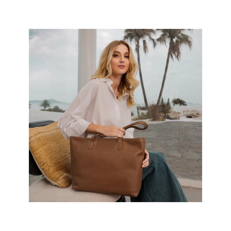 Grand sac cabas en cuir femme Edith – Arthur & Aston