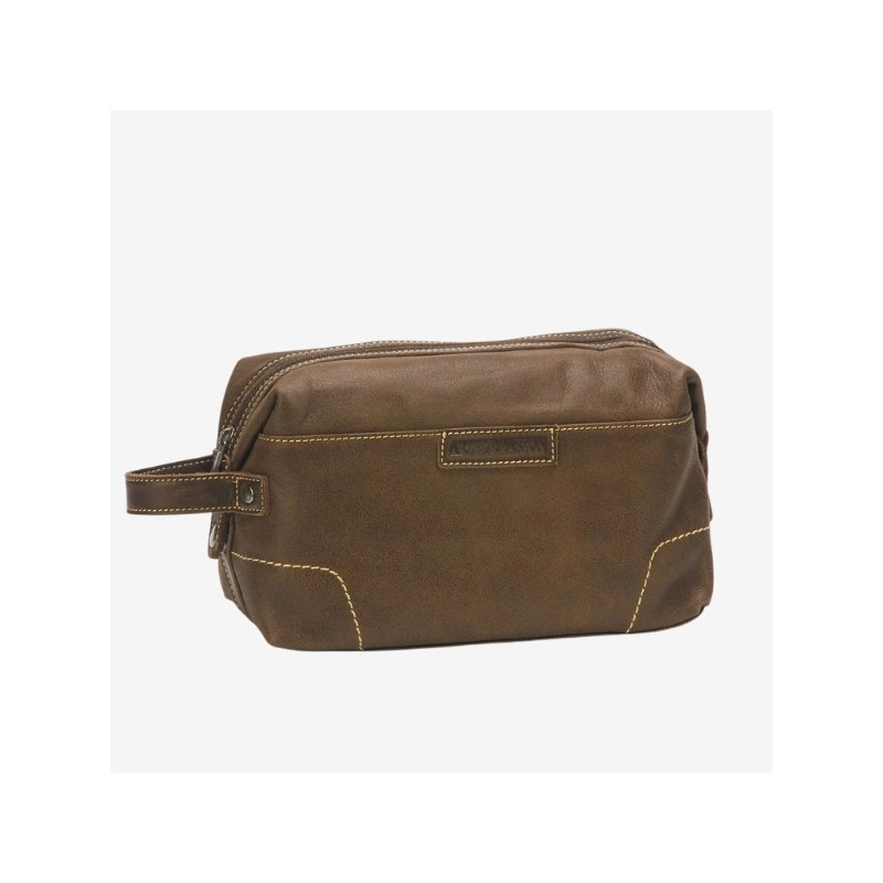 Arthur et Aston – Trousse de toilette en cuir pour homme Marco
