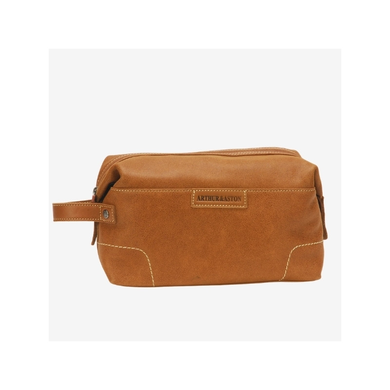 Arthur et Aston – Trousse de toilette en cuir pour homme Marco