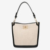 Petit sac porté épaule tresse noir Kentucky Fantasia XS - Mac Douglas