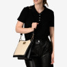 Petit sac porté épaule tresse noir Kentucky Fantasia XS - Mac Douglas