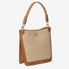 Petit sac porté épaule tresse beige Kentucky Fantasia XS - Mac Douglas