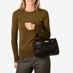Mac Douglas - Mini sac porté main façon croco