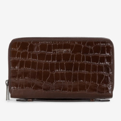 Lancaster Paris - Compagnon Croco Double Zip