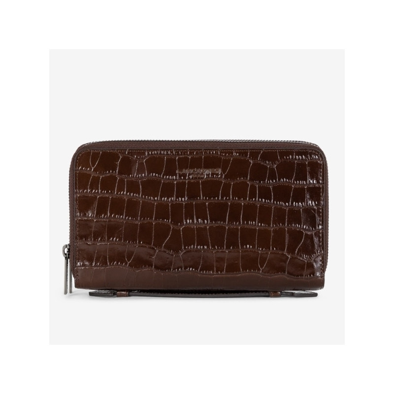 Lancaster Paris - Compagnon Croco Double Zip