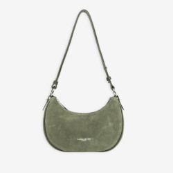 Lancaster - Petit sac besace velours Suède