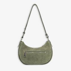 Lancaster - Petit sac besace velours Suède