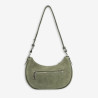 Lancaster - Petit sac besace velours Suède