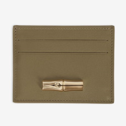 Longchamp - Porte-cartes Le Roseau bambou doré