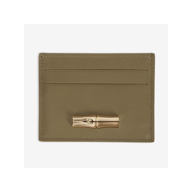Longchamp - Porte-cartes Le Roseau bambou doré