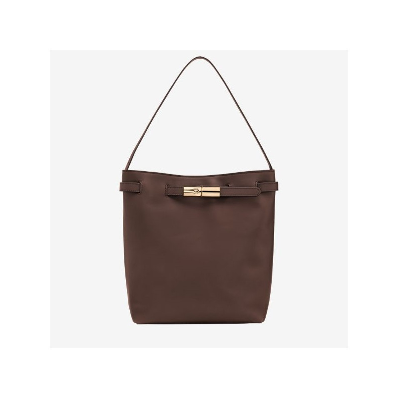 Longchamp - Sac épaule cuir veau Le Smart