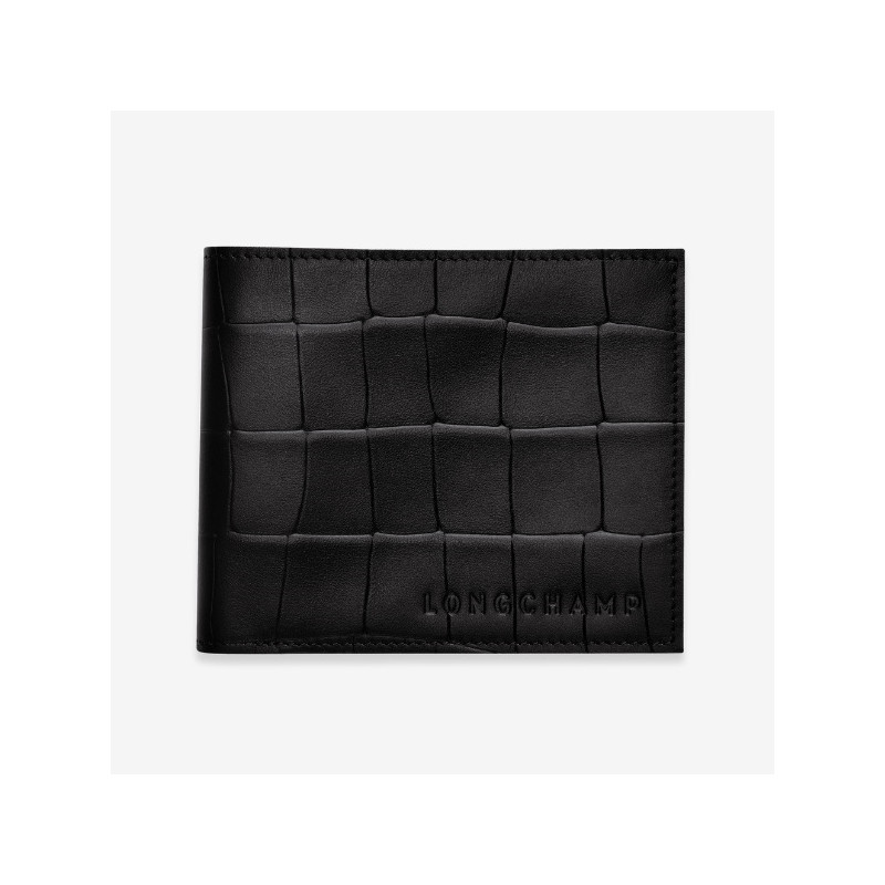 Longchamp - Portefeuille Croco Block