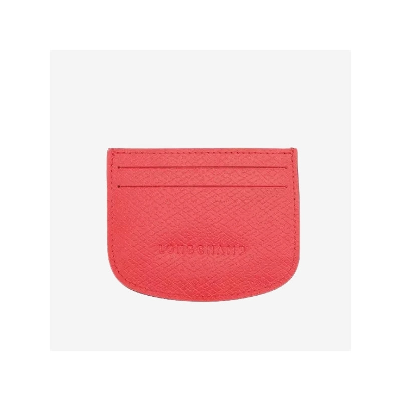 Longchamp - Porte-cartes grainé Epure en cuir
