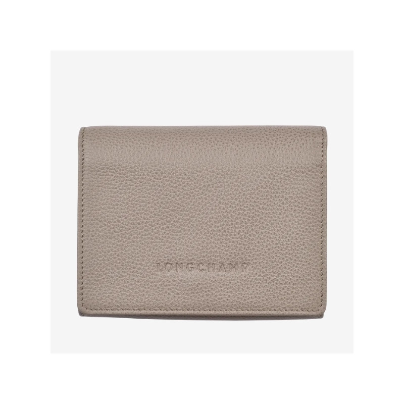 Longchamp - Portefeuille Le Foulonné pour femme en cuir compact