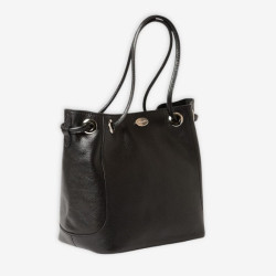 Mac Douglas - Sac seau cuir buffle Poppy Buni