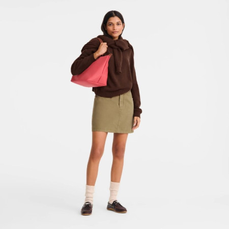 Longchamp – Grand sac à main Le Pliage Original L fraise