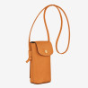 Longchamp - Étui Téléphone en cuir Le Foulonné