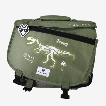Pol Fox - Cartable Réversible Jurassic 38 cm