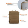Jump - Sac à dos de voyage Dunaa compatible Easyjet