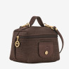 Longchamp - Sac bandoulière effet paille Le Pliage XS Collection