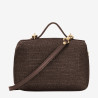 Longchamp - Sac bandoulière effet paille Le Pliage XS Collection